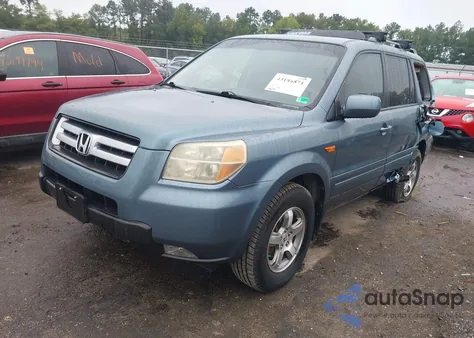 2006 Honda Pilot Ex-L from USA, damaged, VIN 5FNYF18776B029496